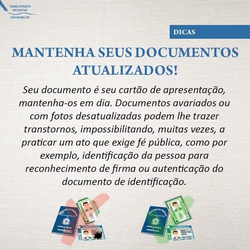 Documentos de identificação